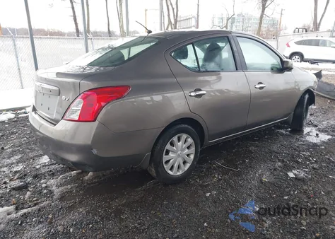 2012 Nissan Versa 1.6 Sv z USA, uszkodzony, nr VIN 3N1CN7AP0CL829079
